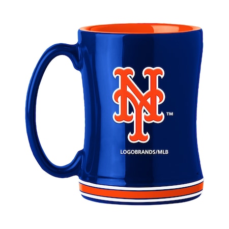 Logo Brands New York Mets 14oz Relief Mug 519-C14RM